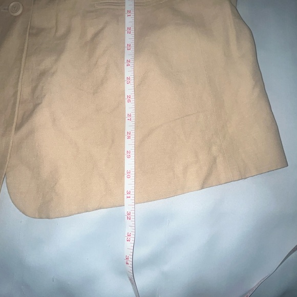 Vintage Jessica London Cream Linen Blend Suit Jacket Blazer Size 22W - Picture 6 of 6